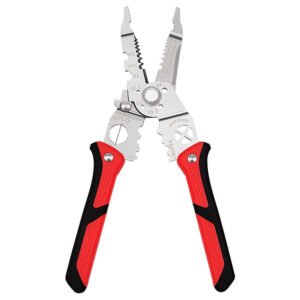 Poaker Multifunctional Wire Stripper Crimper Cable Cutter Pliers, 11 in 1 Wire Strippers and Crimping Tool, Wire Strippers and Crimping Tool for Stripping, Cutting and Crimping