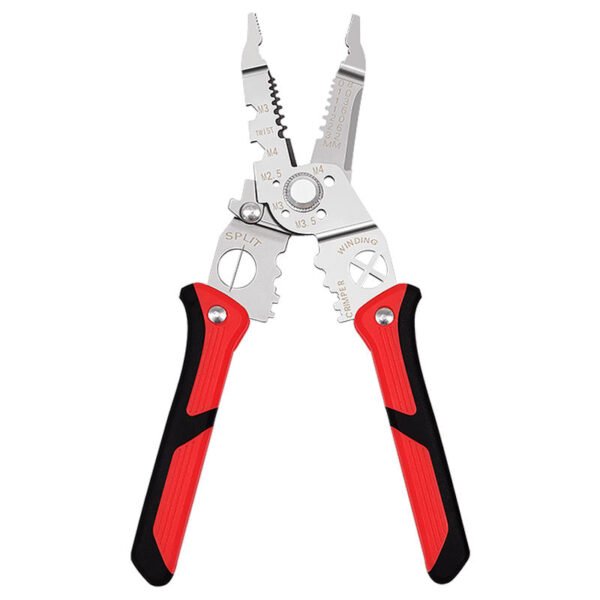 Poaker Multifunctional Wire Stripper Crimper Cable Cutter Pliers, 11 in 1 Wire Strippers and Crimping Tool, Wire Strippers and Crimping Tool for Stripping, Cutting and Crimping - Image 2