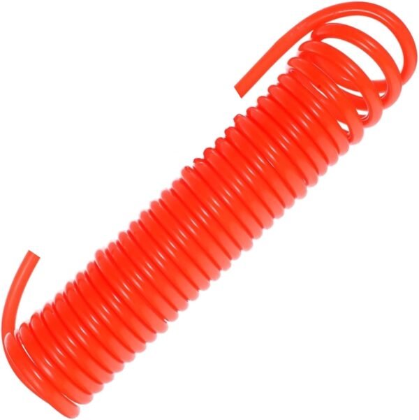 Poaker Pu 10x6.5mm Tube High Pressure Pneumatic Gas Coil Spring 12 Meter For Air Compressors, Pneumatic Systems, Air Tools, And Industrial Applications (TUBE ONLY)